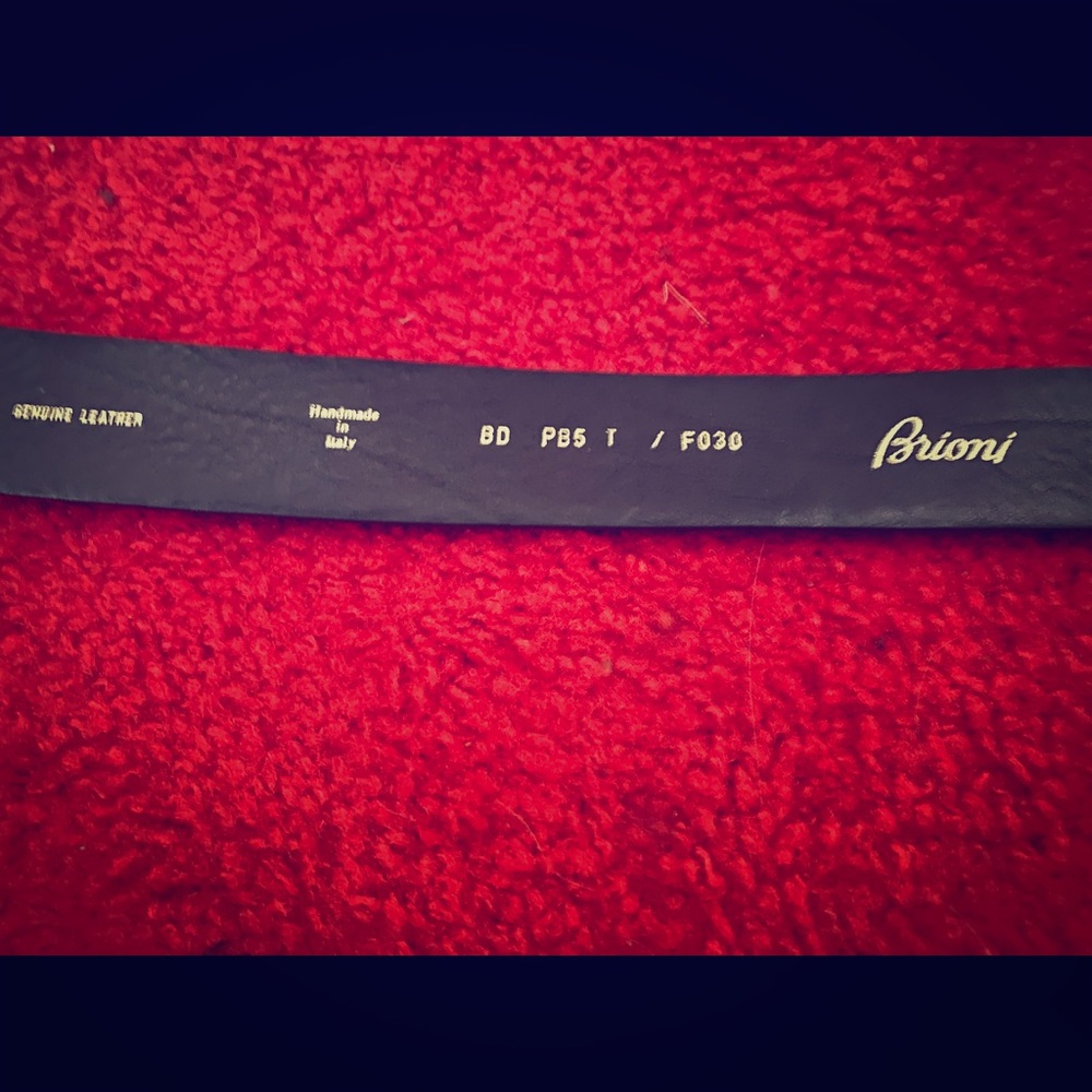 Brioni Italian Leather Belt